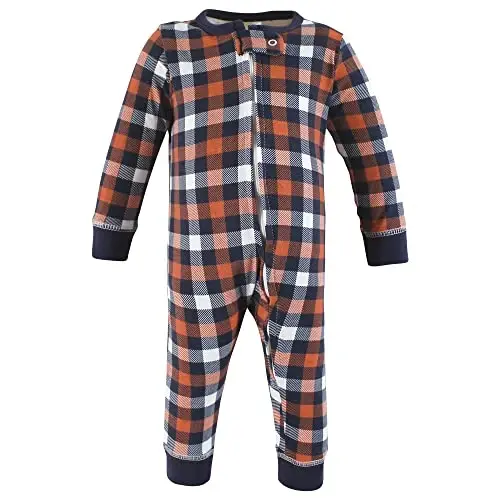 Hudson Baby Unisex Baby Cotton Sleep and Play - 4