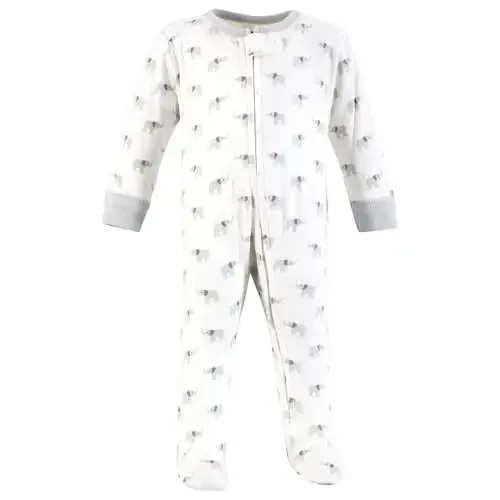 Hudson Baby Unisex Baby Cotton Sleep and Play - 5