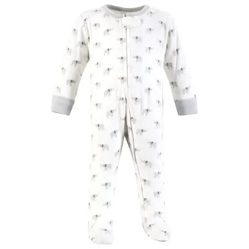 Hudson Baby Unisex Baby Cotton Sleep and Play - 5