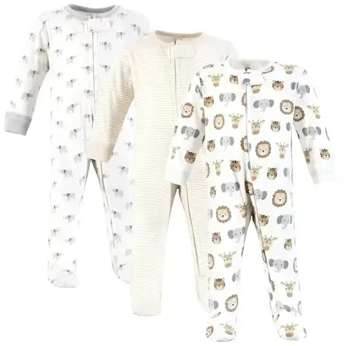Hudson Baby Unisex Baby Cotton Sleep and Play - BABYVISION INC.