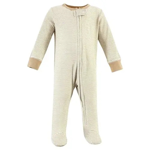 Hudson Baby Unisex Baby Cotton Sleep and Play - 4