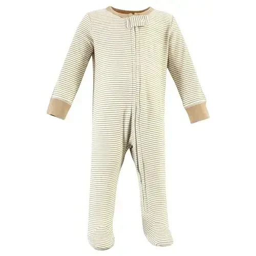Hudson Baby Unisex Baby Cotton Sleep and Play - 4