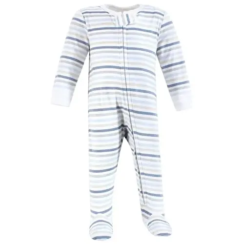 Hudson Baby Unisex Baby Cotton Sleep and Play - 5