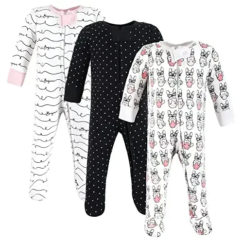 Hudson Baby Unisex Baby Cotton Sleep and Play - BABYVISION INC.