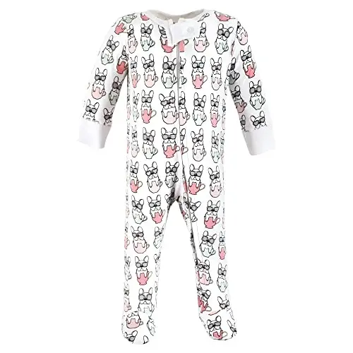 Hudson Baby Unisex Baby Cotton Sleep and Play - 3