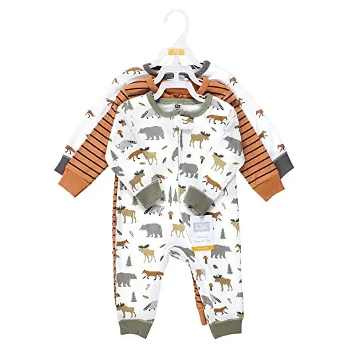Hudson Baby Unisex Baby Cotton Sleep and Play - BABYVISION INC. (1)