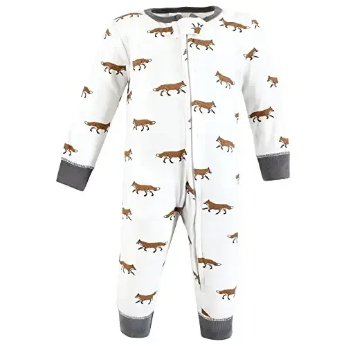 Hudson Baby Unisex Baby Cotton Sleep and Play - 5