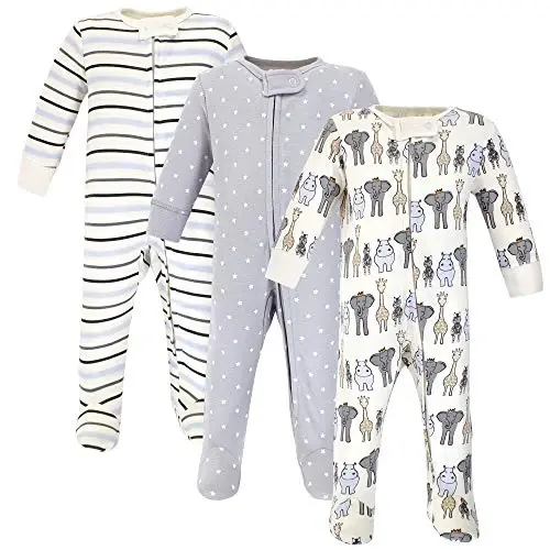 Hudson Baby Unisex Baby Cotton Sleep and Play 