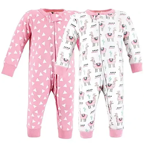 Hudson Baby Unisex Baby Cotton Sleep and Play 