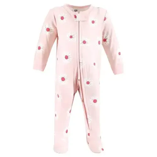 Hudson Baby Unisex Baby Cotton Sleep and Play - 3
