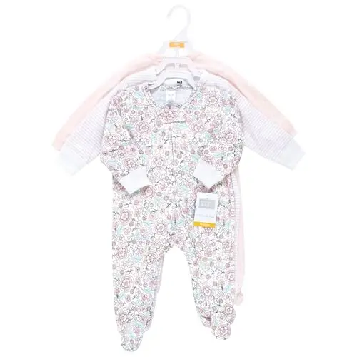 Hudson Baby Unisex Baby Cotton Sleep and Play - 2