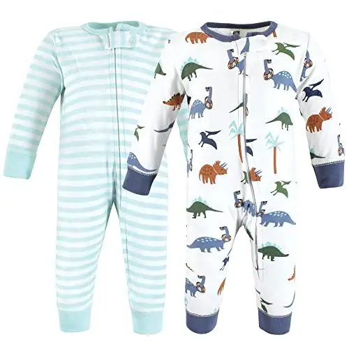 Hudson Baby Unisex Baby Cotton Sleep and Play 