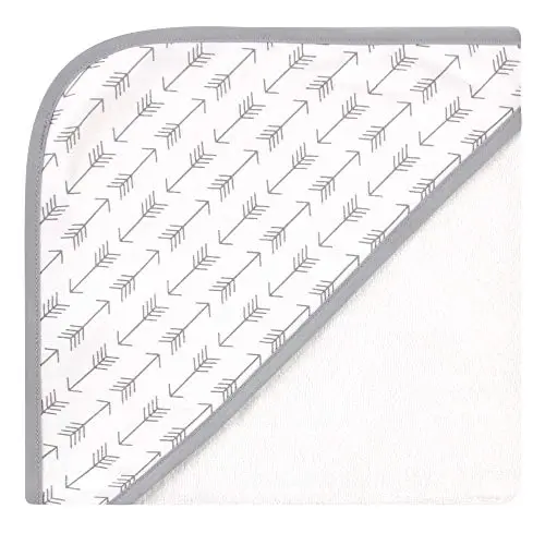 Hudson Baby Unisex Baby Cotton Rich Hooded Towels, Owl, One Size - 4