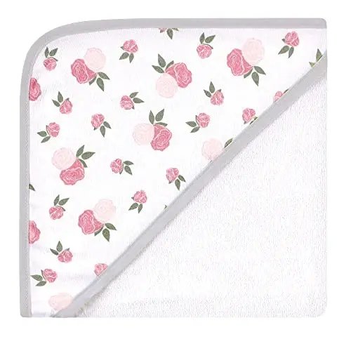 Hudson Baby Unisex Baby Cotton Rich Hooded Towels, Fawn, One Size - 4