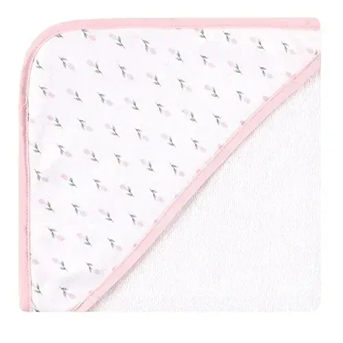 Hudson Baby Unisex Baby Cotton Rich Hooded Towels, Fawn, One Size - 2