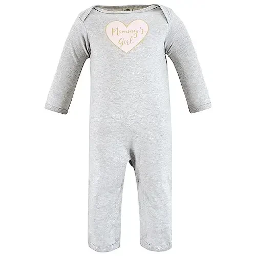 Hudson Baby Unisex chaqaloq paxta kombinezonlari, qiz-onasi, 9-12 oy - 4