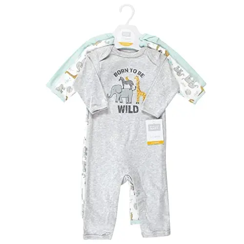 Hudson Baby unisex-child Cotton Coveralls - HUDSON BABY (1)