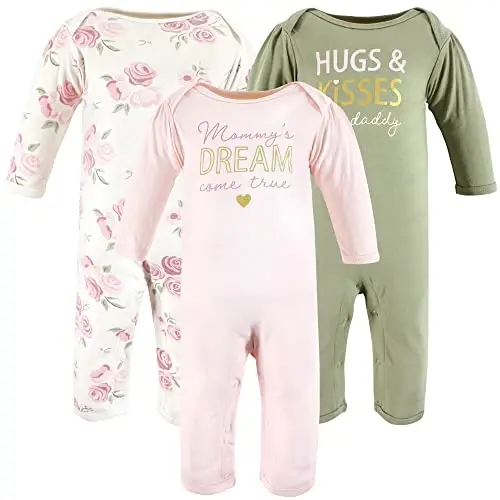Hudson Baby unisex-child Cotton Coveralls 