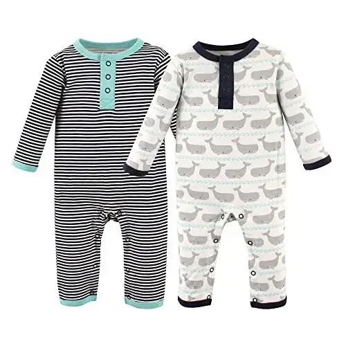 Hudson Baby unisex-child Cotton Coveralls - 1