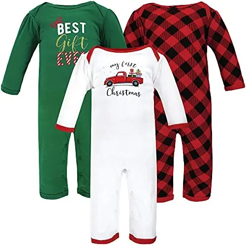 Hudson Baby unisex-child Cotton Coveralls 