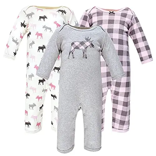 Hudson Baby unisex-child Cotton Coveralls - HUDSON