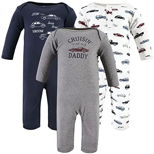 Hudson Baby unisex-child Cotton Coveralls - 1
