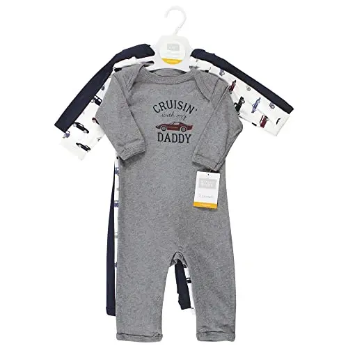Hudson Baby unisex-child Cotton Coveralls - HUDSON BABY (1)