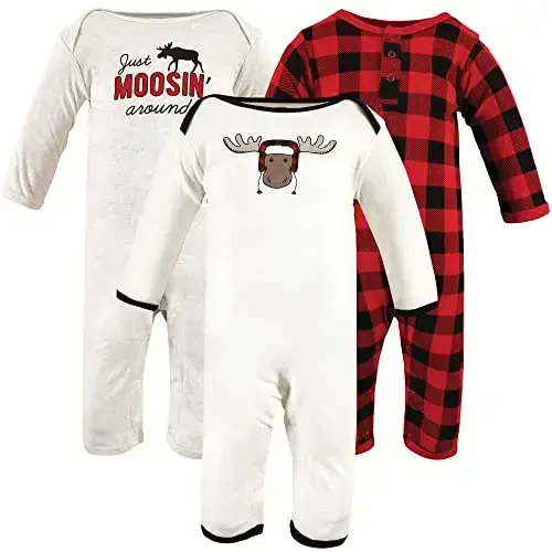 Hudson Baby unisex-child Cotton Coveralls - HUDSON BABY