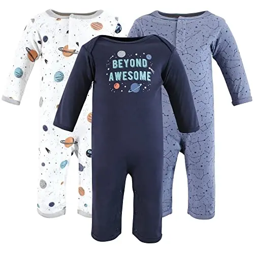 Hudson Baby unisex-child Cotton Coveralls 