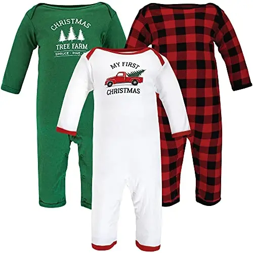 Hudson Baby unisex-child Cotton Coveralls - 1