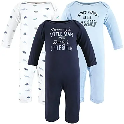 Hudson Baby unisex-child Cotton Coveralls 