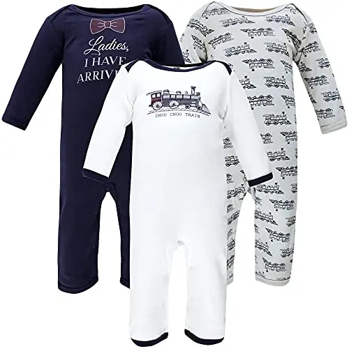 Hudson Baby unisex-child Cotton Coveralls 