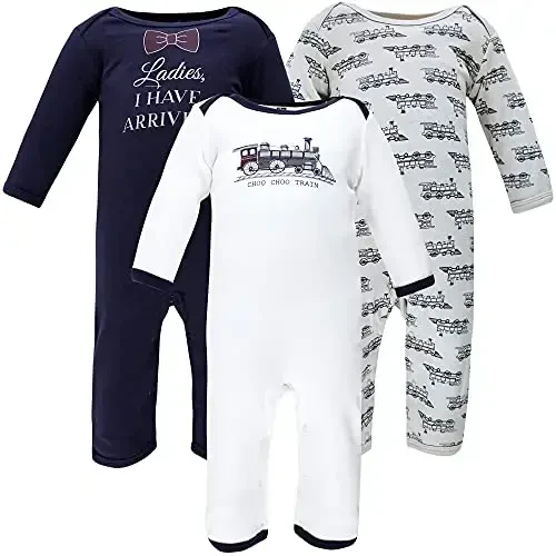 Hudson Baby unisex-child Cotton Coveralls - HUDSON BABY