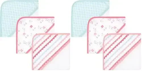 Hudson Baby Unisex Детские хлопковые полотенца с капюшоном, Лама, Один размер (В упаковке 2 шт.) - 4