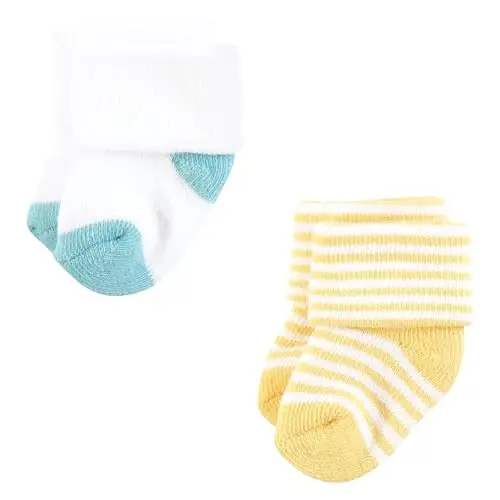 Hudson Baby Универсальные детские носки из хлопка для новорожденных и махровые носки - 4