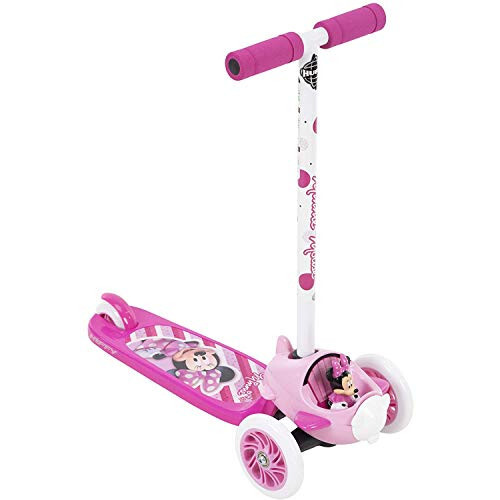 Huffy Disney Minnie Mouse Bebek Scooter, 3 Yaş ve Üzeri İçin Ideal, 3 Tekerlekli, Geniş Pembe Platformda Minnie Mouse Görselleri, Kolay Denge Scooter, Dayanıklı, Güvenli ve Rahat - 3