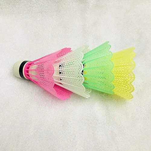 HugeStore 12 шт. Пластиковые Бадминтонные Воланы Бадминтонные Шарики для Тренировок на Открытом Воздухе - 5