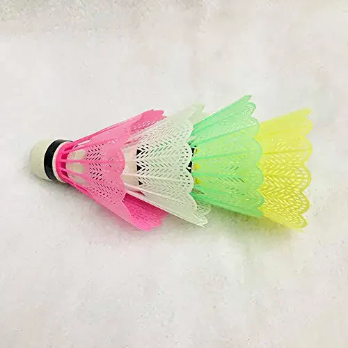 HugeStore 12 шт. Пластиковые Бадминтонные Воланы Бадминтонные Шарики для Тренировок на Открытом Воздухе - 5