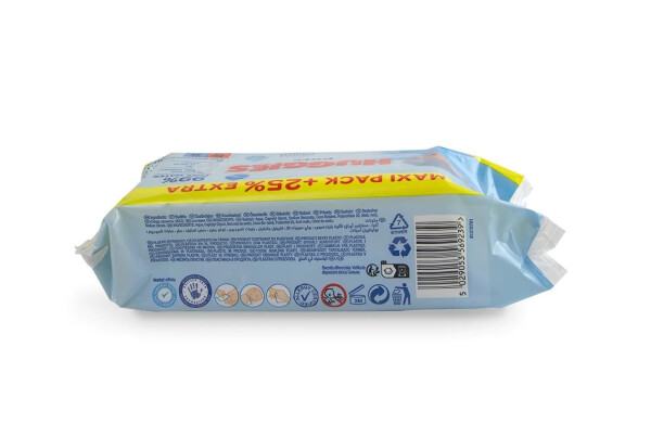 Huggies Pure Yangi tug'ilganlar uchun sezgir teri uchun nam salfetkalar 72 dona - 2