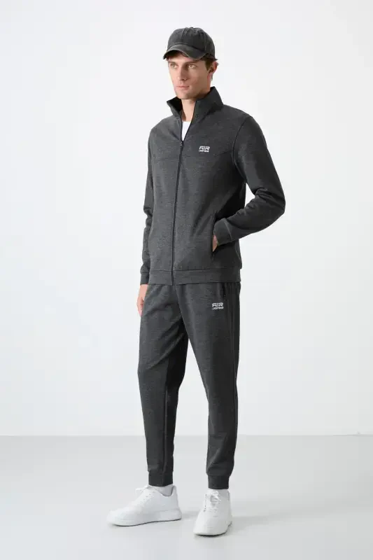 Hugo Anthracite Melange Jogger Men's Tracksuit - 85198-A.Melange - 1