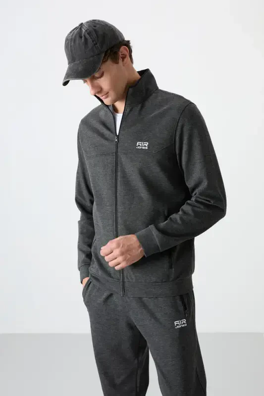Hugo Anthracite Melange Jogger Men's Tracksuit - 85198-A.Melange - 2