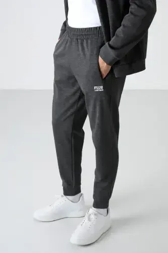 Hugo Anthracite Melange Jogger Men's Tracksuit - 85198-A.Melange - 4