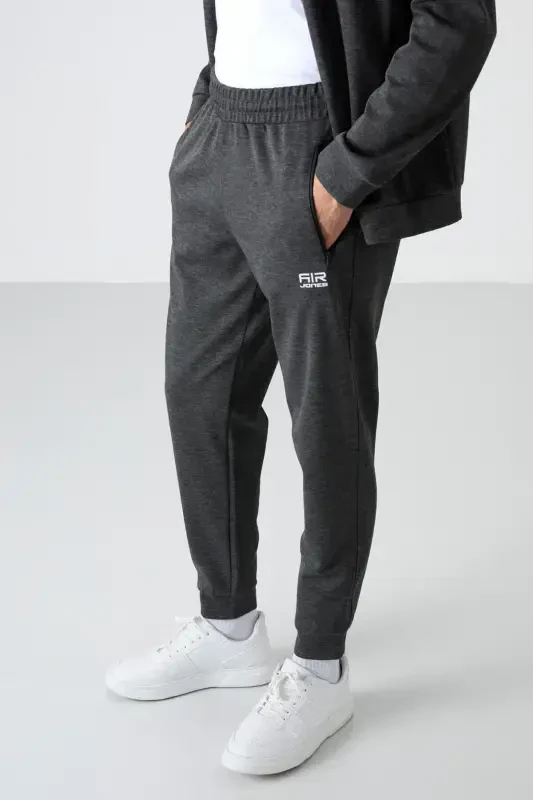 Hugo Anthracite Melange Jogger Men's Tracksuit - 85198-A.Melange - 4