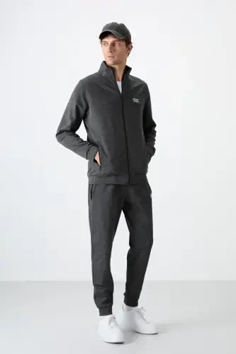 Hugo Anthracite Melange Jogger Men's Tracksuit - 85198-A.Melange - 7