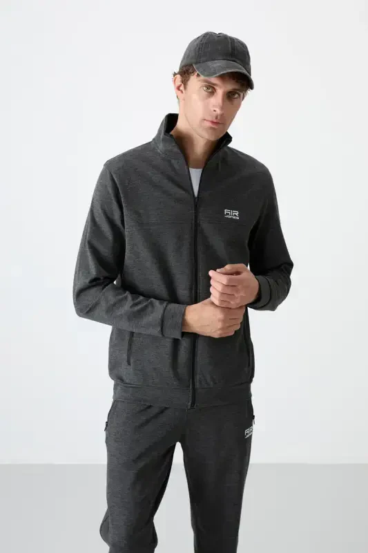 Hugo Anthracite Melange Jogger Men's Tracksuit - 85198-A.Melange - 8