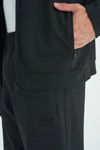 Hugo Antrasit Jogger Мужской спортивный костюм - 85198-Antrasit - 3