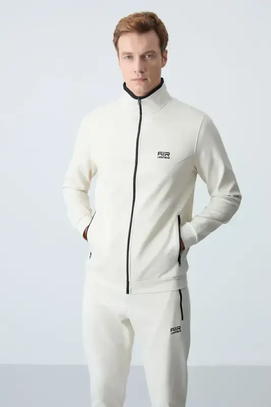 Hugo Bej Jogger Erkak Sport Kostyumi - 85198-Bej - 2