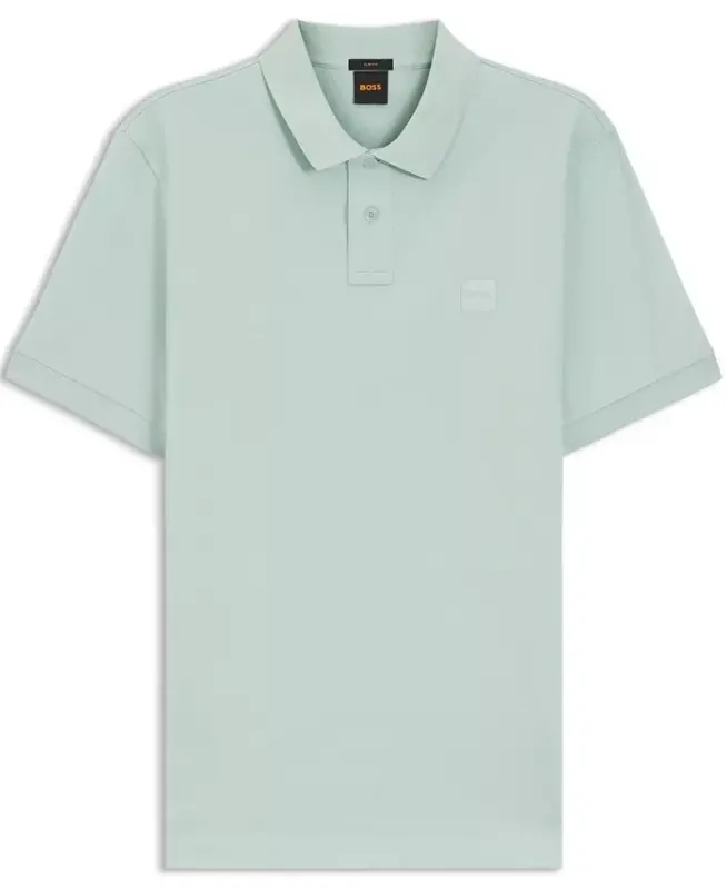 Men's Stretch-Cotton Slim-Fit Passenger Polo Shirt - Medium Red - 12