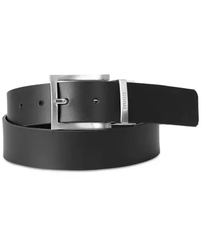 Hugo Boss Men's Sized Reversible Belt - Black / Dark Brown 