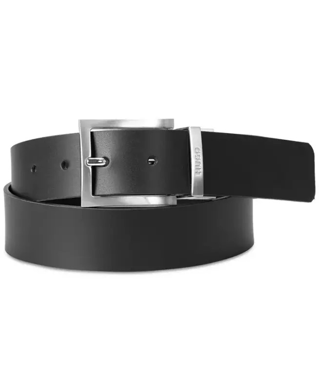 Hugo Boss Men's Sized Reversible Belt - Black / Dark Brown - 1